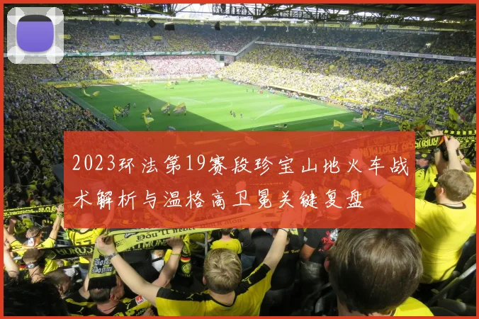 2023环法第19赛段珍宝山地火车战术解析与温格高卫冕关键复盘